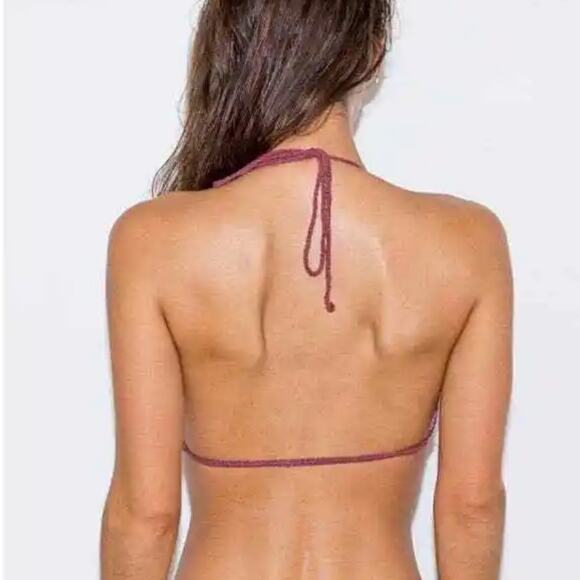 💗 3/$10 💗 NEW Revolve Miles crochet front tie bikini top Size Small - Picture 5 of 10